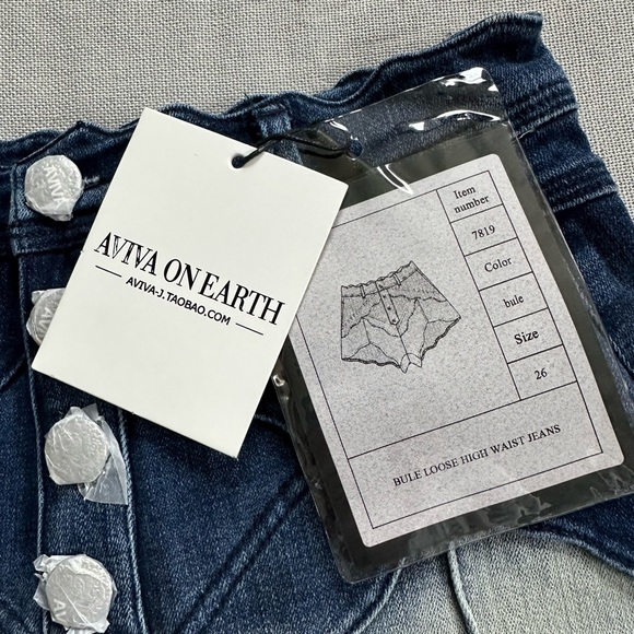 Aviva On Earth Denim Shorts New - Picture 3 of 3
